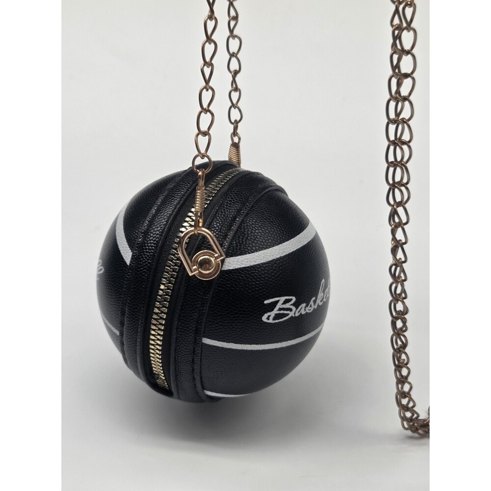 Mini Basketball Purse Pouch Swing Bag Fun Bag Novelty Bag Basketball Bag - Picture 2 of 6